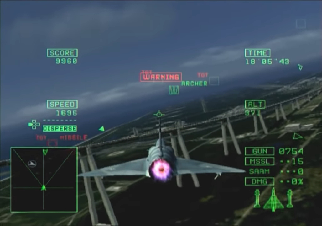 ACE COMBAT 5 SIMULADOR COMBATE AÉREO NO PS2 