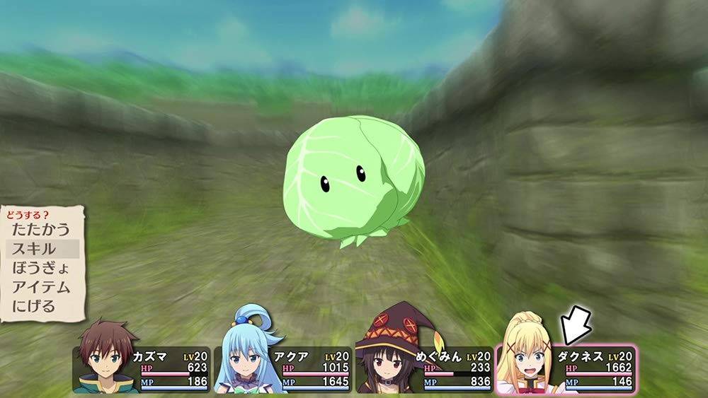 KonoSuba RPG on Switch, PS4, Detailed with Screenshots